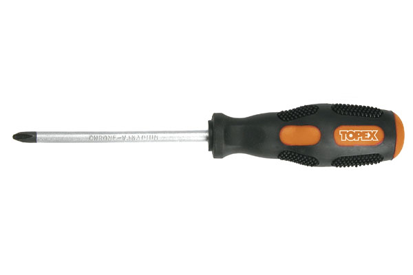 Отвертка  TOPEX  крестовая PZ2x100мм (39D656)