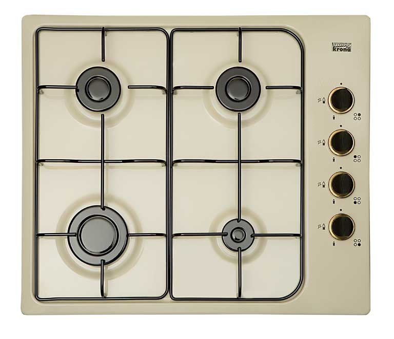 Панель варочная газовая  KRONA  IGM 2614 ER/L ivory