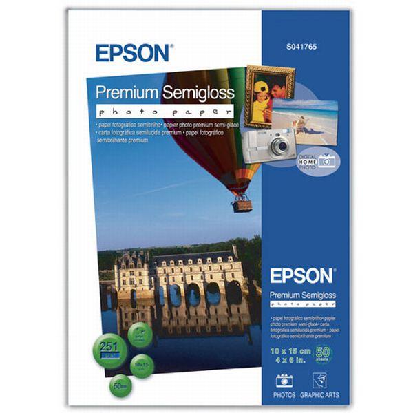 Фотобумага  EPSON  Premium Semiglossy 10х15 (C13S041765)