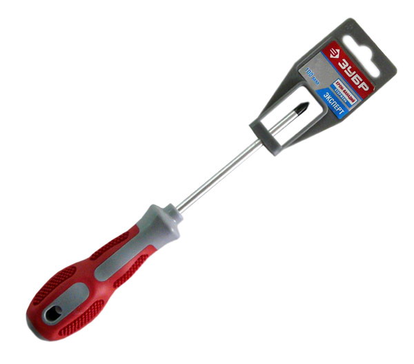 Отвертка  ЗУБР  Эксперт Cr-V PH (2) 100 мм (25252-2-100)