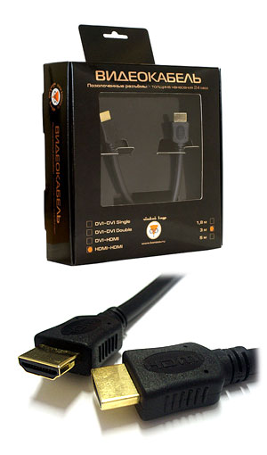 Кабель  KONOOS  HDMI-HDMI 1.8м