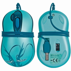 Мышь проводная  G-CUBE  GOE-6DW USB (вода)