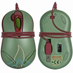 Мышь проводная  G-CUBE  GOE-6DE USB (трава)