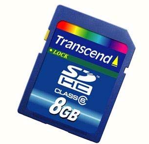 SD карта TRANSCEND 8 Gb class 6 SDHC