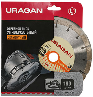 Круг отрезной  URAGAN  алмазный 115х22 мм (909-12111-115)