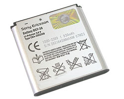 Аккумулятор  SONY-ERICSSON  BST-38