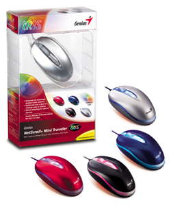 Мышь проводная GENIUS MiniTraveler USB B