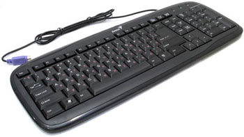 Клавиатура проводная  GENIUS  SlimStar 110 PS/2