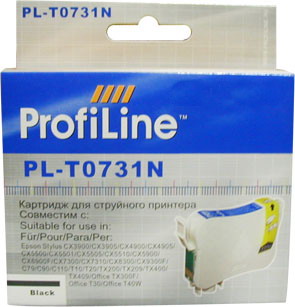 Картридж  PROFILINE  Epson T0731 Black