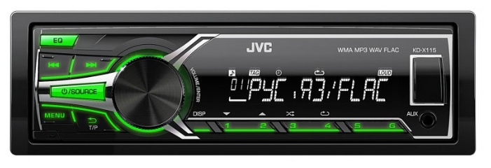 Автомагнитола USB JVC KD-X 115EE