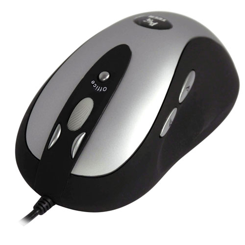 Мышь проводная лазерная  A4TECH  X6-80D Black  USB+PS/2
