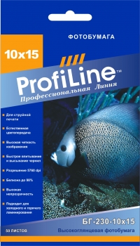 Фотобумага PROFILINE Matt 10х15 230 г/м.кв 50 л.