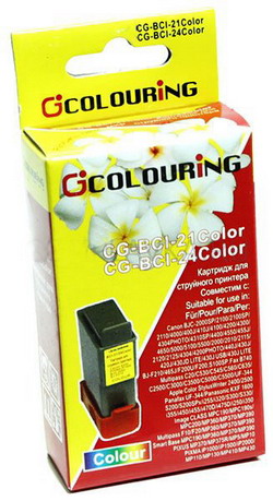 Картридж  COLOURING  Canon BCI-21/24 Color