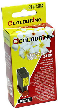 Картридж  COLOURING  Canon BCI-21/24 Black