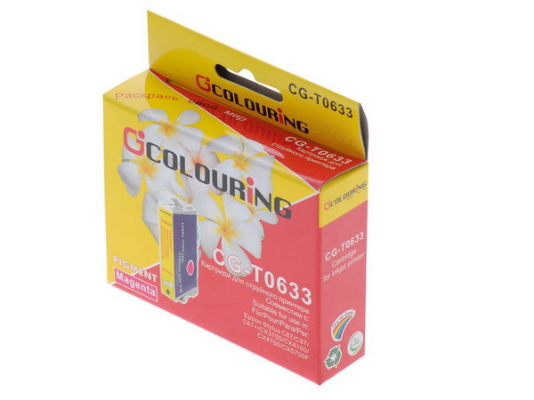 Картридж  COLOURING  Epson T0633 Magenta