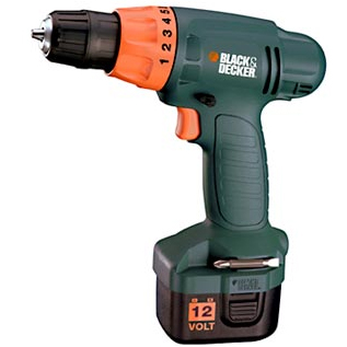 Дрель аккумуляторная  BLACK&DECKER  CD12 CAB