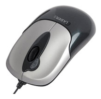 Мышь проводная лазерная  A4TECH  X6-10D Black  USB+PS/2