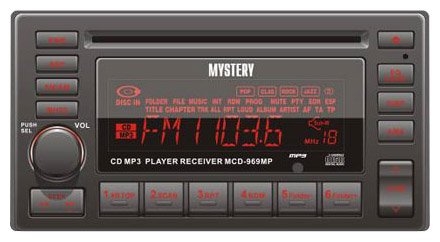 Автомагнитола  MYSTERY  MCD-969 MP
