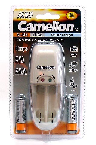 Зарядное устройство  CAMELION  BC-0615 +2АА 2000 mAh