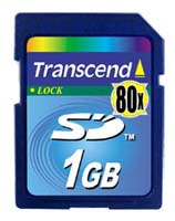 SD карта 1 Gb  TRANSCEND  30Х