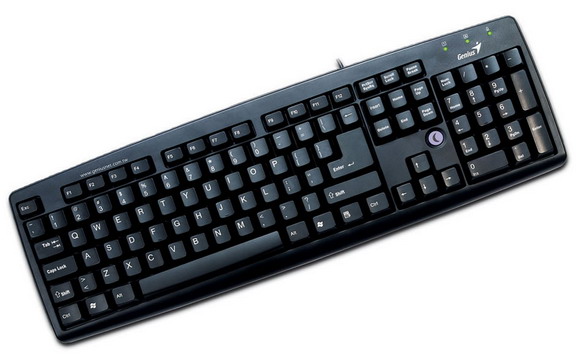 Клавиатура проводная  GENIUS  KB-06XE USB black