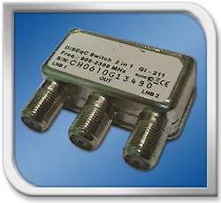 Переключатель  DISEqC  DS-21P1 (GS-DS21L)