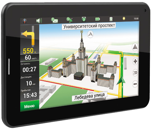 GPS-навигатор PROLOGY iMAP 7250 TAB