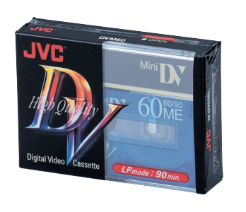 Видеокассета mini DV  JVC  DVM60 ME