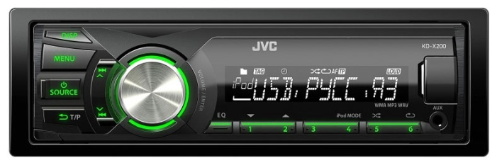 Автомагнитола USB JVC KD-X 200EE