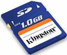 SD карта 1 Gb  KINGSTON