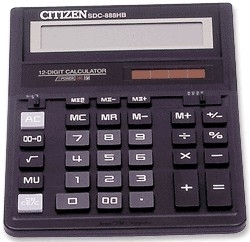 Калькулятор CITIZEN SDC-888 T