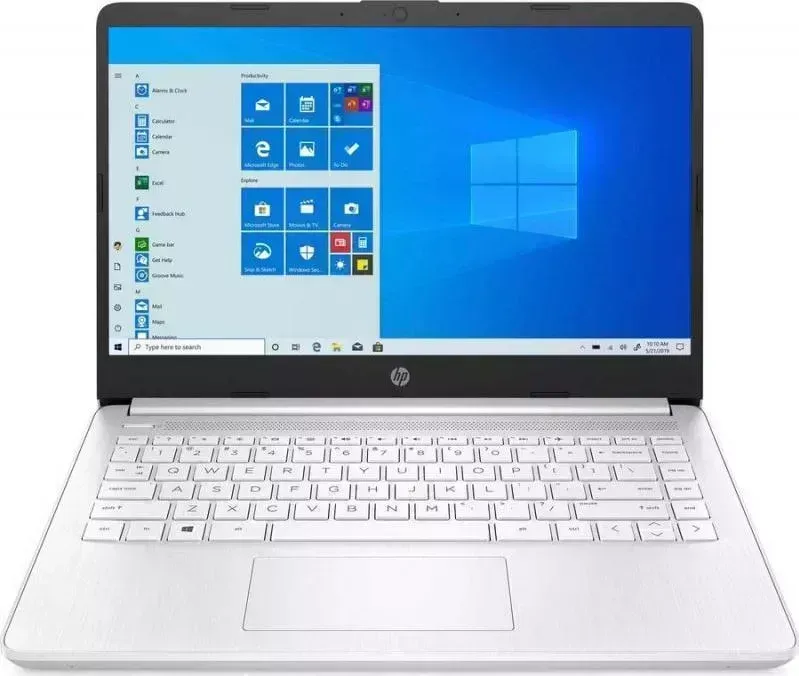 Ноутбук HP 14s-dq2004ur Windows 10 белый (2X1N7EA)