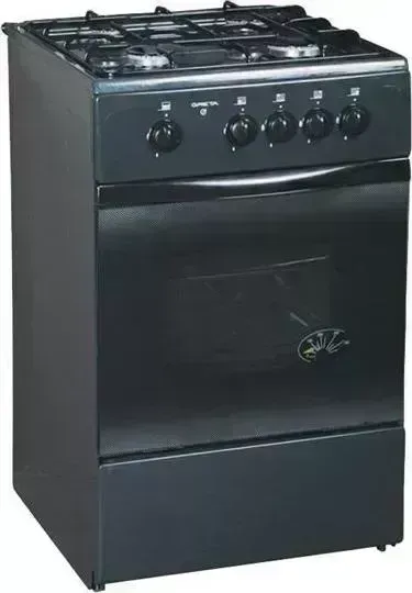 Плита газовая  GRETA1470-00 исп. 07 черный стекло ЧР (GG 5072 CG 48D)