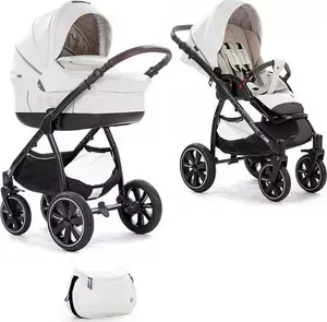 Коляска Noordi 2 в 1 Fjordi Sport NB+ White Leather 858 (Э0000017763)