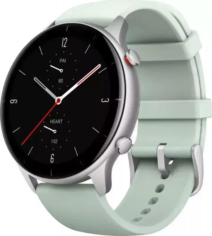 Умные часы    Amazfit GTR 2e 1.39 серебристый/зеленый