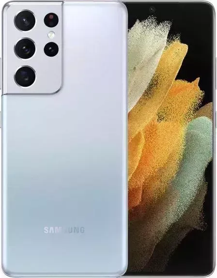 Смартфон SAMSUNG Galaxy S21 Ultra 12/128Gb серебряный фантом