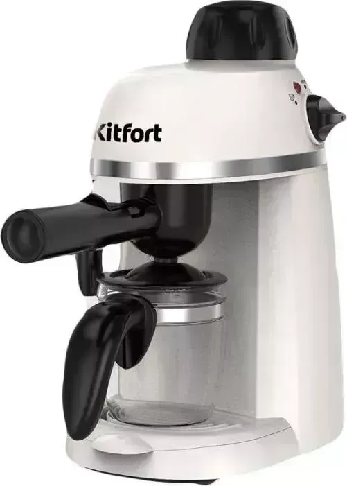 Кофеварка KITFORT КТ-760-2 белый/черный