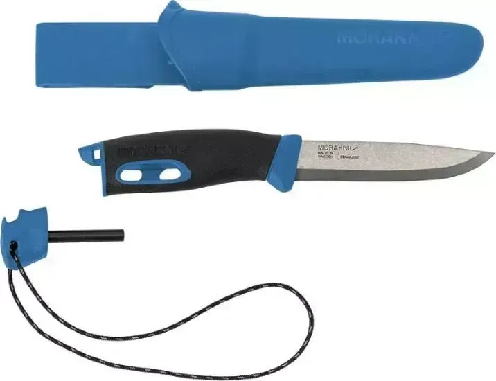 Нож  Morakniv Companion Spark черный/голубой (13572)