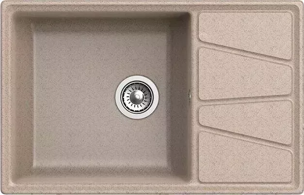 Мойка кухонная GranFest VERTEX GF-V-780L песочный