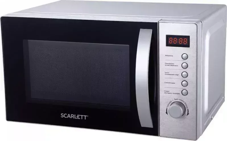 Микроволновая печь SCARLETT SC-MW9020S10D серебристый/черный