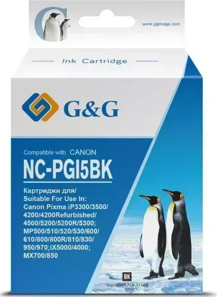 Расходный материал для печати    G&G NC-PGI5BK PGI-5BK черный
