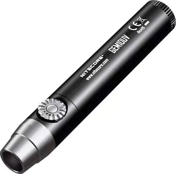 Фонарь  Nitecore GEM10UV черный/серебристый (17434)