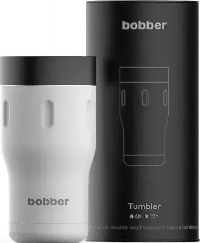Термос  bobber Tumbler-350 белый/черный