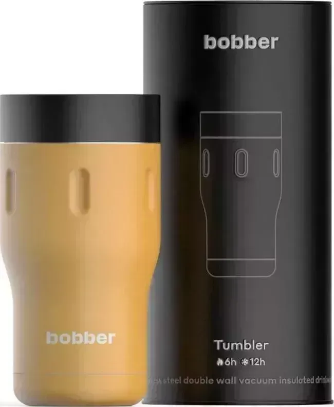 Термос  bobber Tumbler-350 оранжевый/черный