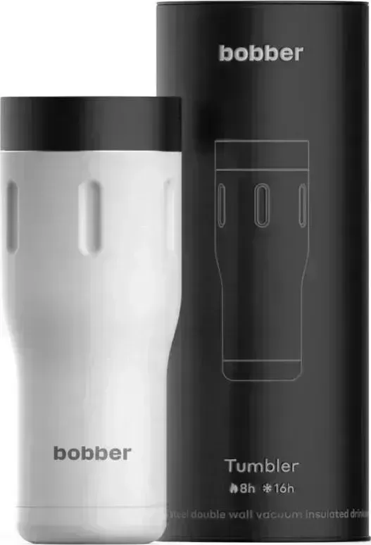 Термос  bobber Tumbler-470 белый/черный