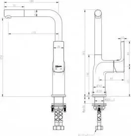 Смеситель для кухни LEMARK Ursus LM7205BLR