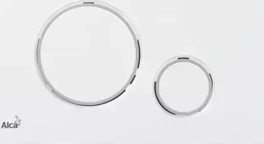 Кнопка смыва  Alca plast M770 белый/хром-глянец