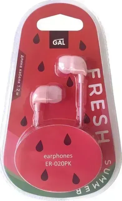 Наушники GAL ER-020PK розовый