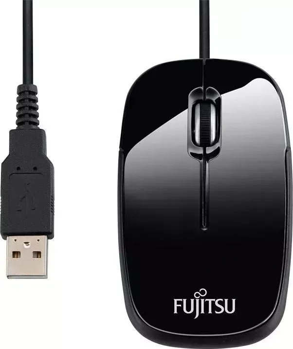 Мышь компьютерная  Fujitsu M420NB USB черный