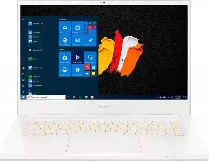 Ноутбук ACER ConceptD 3 CN315-72G-74YD Windows 10 Pro white (NX.C5XER.002)